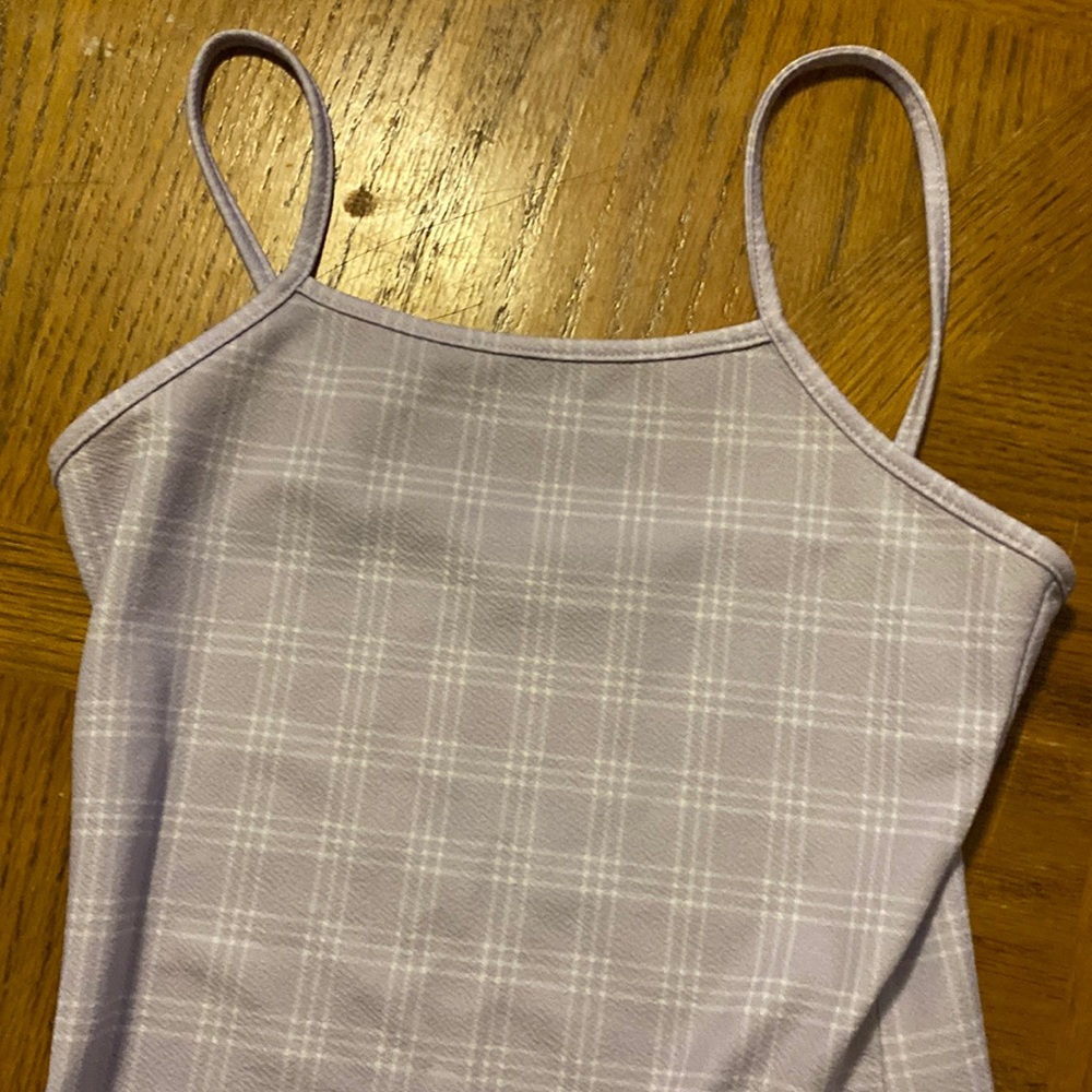 SHEIN - purple and white pastel, medium, good quality, noodle strap